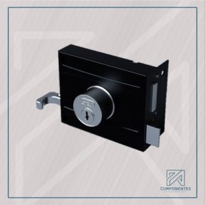 Fechadura Stam 1701/100 - Grafite Inox